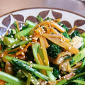 チーコ105's cooksnap of when they made のらぼう菜のごま油炒め.