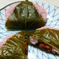 クック82F6XO☆'s cooksnap of when they made 硬くならない♥簡単もち米で桜餅♥.