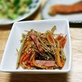 ジュスカ's cooksnap of when they made ベーコン入りきんぴらごぼう.