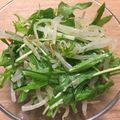 kk4788's cooksnap of when they made もやしと水菜のナムル風サラダ.