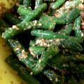 まめまめあずき's cooksnap of when they made すりゴマたっぷり♪ いんげんのごま和え.