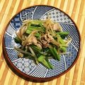 なつき☆ミ's cooksnap of when they made 豚肉とほうれん草のもやしバター醤油.