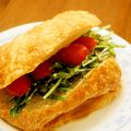 るるおか's cooksnap of when they made 余ったハムと水菜のサンドイッチ.