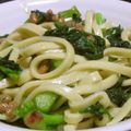 Rick_t's cooksnap of when they made つるむらさき&納豆のめんつゆパスタ.