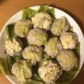 ヘルシーみちこ's cooksnap of when they made フライパンで♪椎茸入りふわふわ豆腐焼売♡.