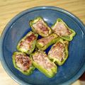 なほるる's cooksnap of when they made 卵不要！絶対失敗しないピーマンの肉詰め.