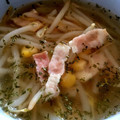 nobu51's cooksnap of when they made ほっこり簡単☆もやしとベーコンのスープ.