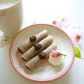 runa10's cooksnap of when they made ✿おやつ＆お茶請～和風塩小豆クレープ風✿.