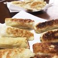 Comodarc's cooksnap of when they made 餃子の皮でおつまみ☆クリーミーたこ焼き.