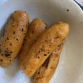 まひぼぅ's cooksnap of when they made お腹が膨れる♡生のおからでウインナー♡.