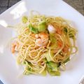クックQXNV18☆'s cooksnap of when they made えびとキャベツのシンプルパスタ☆乳化☆.