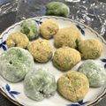 にかに's cooksnap of when they made 蓬たっぷり☆母が作る『草餅（草大福）』.