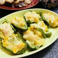 ponco39's cooksnap of when they made 簡単☆ピーマンのマヨコーンチーズ焼き.