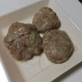 WHHW☆'s cooksnap of when they made オーブンで豚つくね.