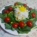 ソフトバブル's cooksnap of when they made クリスマスに♪ほうれん草のツリーサラダ.