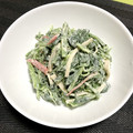 ☆あいちゃん's cooksnap of when they made ほうれん草とカニカマのマヨ和え.