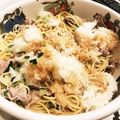 のらむーちょ's cooksnap of when they made ♡豚肉と長ねぎのみぞれぽん酢パスタ♡.