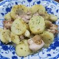 ビションちゃん's cooksnap of when they made ランチに☆ガーリックポテトチキン.