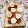 めなよ's cooksnap of when they made 完熟バナナで、バナナ苺ジャムトースト.