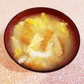 Richland☆Y's cooksnap of when they made 玉ねぎ天と卵の汁物☆ミ.
