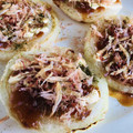 ラテ柴's cooksnap of when they made 新玉ねぎのステーキ☆お好み焼き風.