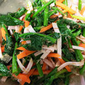 YUKO0627's cooksnap of when they made ほうれん草とハムのおかか白だし和え.
