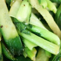 ＊リンちょ＊'s cooksnap of when they made きゅうりと小松菜の塩レモン炒め.
