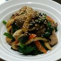 みずみずあいあい's cooksnap of when they made 豚肉とほうれん草の簡単こってり味噌炒め☆.