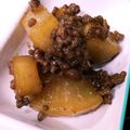 クックBG9CO8☆'s cooksnap of when they made 大根そぼろのあんかけ☆.