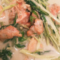 ＊にょにょん＊'s cooksnap of when they made 鮭と水菜のミルク炒め煮.