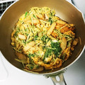 クックかずみん's cooksnap of when they made 水菜とちくわの洋風きんぴら.
