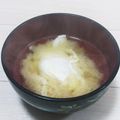 独女の休日's cooksnap of when they made 簡単！半熟☆落とし卵のお味噌汁.