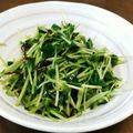 mioly's cooksnap of when they made ちゃちゃっと一品 豆苗ナムル.