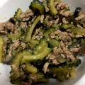 mayutoto's cooksnap of when they made 那須とゴーヤの挽き肉炒めっ。.