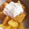 Spain's cooksnap of when they made リンゴのコンポート✿ヨーグルトのせ.