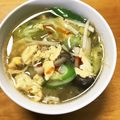 パナピヨ's cooksnap of when they made 辛・酸【搾菜・挽肉・玉子の食べるスープ】.