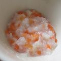 ちょこ05's cooksnap of when they made ☆にんじんと白身魚のリゾット☆離乳食中期.