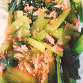 燐悟マヨ味's cooksnap of when they made 小松菜とシーチキンの簡単和え.
