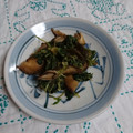イチゴ、イチゴ。's cooksnap of when they made 水菜と椎茸のとろろ昆布あえ♪.