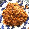 夕飯は６時です's cooksnap of when they made 食べるラー油マヨネーズ卵簡単炒飯.
