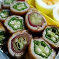 チョミ蔵's cooksnap of when they made オクラの肉巻き、柚子胡椒ダレでさっぱり.
