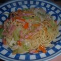 Jock's cooksnap of when they made チーズ入り和風塩焼きそば♪.