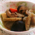 クック6DDPP8☆'s cooksnap of when they made 圧力鍋で筑前煮「炒り鶏」☆根菜類の煮物☆.