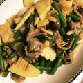 クック6TCMZU☆'s cooksnap of when they made 牛肉とニンニクの芽のオイスターソース炒め.