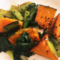 boorand's cooksnap of when they made 小松菜とかぼちゃのバター炒め.