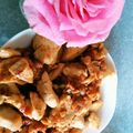 りりり♪'s cooksnap of when they made 【使いきり】鶏肉の柿ピーナッツ焼き.