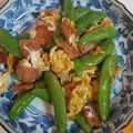 らぶじん's cooksnap of when they made スナップえんどうとベーコンのマヨ炒め.