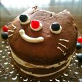 rintaro113's cooksnap of when they made 黒猫チョコケーキ.