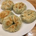 harupon☆'s cooksnap of when they made 皮も手作り「海老ニラ饅頭」.