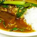 ちゃちゃcook's cooksnap of when they made 茄子とほうれん草のカレー.